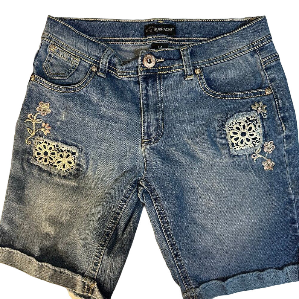 Jordache Size 13 Junior Patchwork